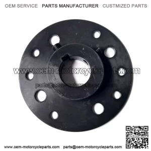 1" Bore Black Mini-Hub, Steel, Zinc-Plated