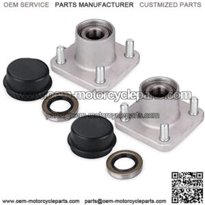 Wheel Hub Assembly for 1979-2001.5 EZGO TXT, Marathon, Medalist, ST 350 & Workhorse DCS Golf Cart, OEM# 19058-G2 19932-G1 17477-G1 12992-G1 14926-G1, Set of 2