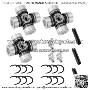 3235616 3235500 Front Rear Prop Shaft U-Joint for Polaris RZR 1000 900 800-4 Turbo RS1 Ranger Crew 1000 900 800 570 500 Diesel ??3 Set??