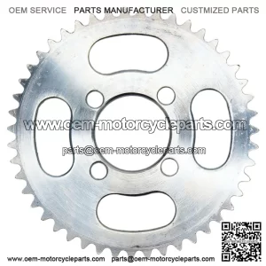 25H 99mm Steel Rear Chain Sprocket, 47T Inner Hole 29mm Chainring Sprocket Gear for Electric Scooter Sprocket Accessories 25H?47T