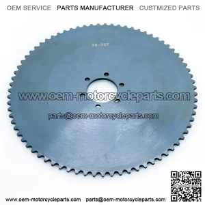 75T #35 6 Hole Silver Grey Sprocket