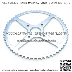 60T 40mm #420 Blue and White Plated Sprocket