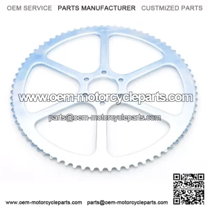 75T 37.1mm #35 Blue and White Plated Sprocket
