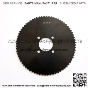72T 50.8mm #35 black sprocket