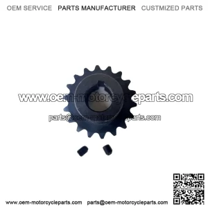 18T Tooth #35 Sprocket Gear with 3/4" Bore for Jackshaft Mini Bike Go Kart - NEW (T shape)