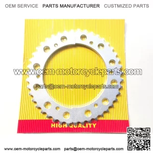 43T #428 (big hole split silver) sprocket