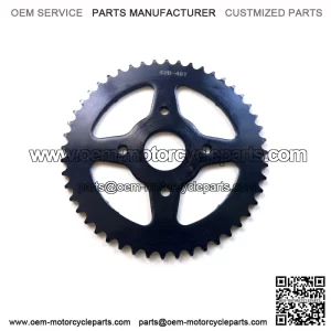48T 40mm #420 4 holes (black four sides hollow) sprocket