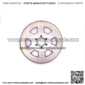 59T 38mm #35 Plated Hexagonal Cutout Sprocket