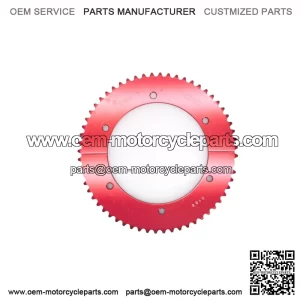 60T #35 Red Aluminum Split Sprocket