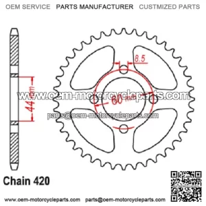 CFMOTO CForce 110 Rear Sprocket 42 tooth
