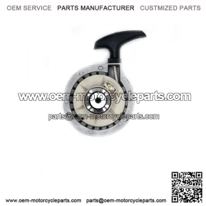 Pull Start Short Metal Type 1 Silver 47cc 49cc Air Cooled Mini Moto