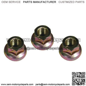 8901 New Top Flange Pulley Lock Nuts 9/16"-18 - Qty. 3 Pieces