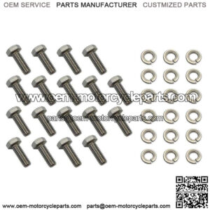 Radiator Bolt Set Stainless Steel Fits IH Fits Fits Cub