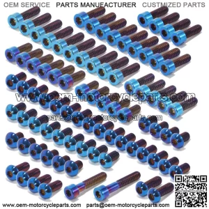 Titanium Full Complete Screws Bolts Set for Sur-ron Light Bee X / Segway X160 X260