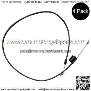 (4) Engine Control Cable 52.5" for Jonsered Poulan 532162778 532176556 583067401