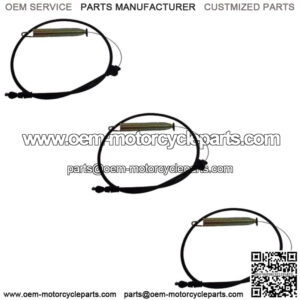 (3) 42" Mower Deck Engagement Cable 175067 169676 fits Craftsman Fits Husqvarna