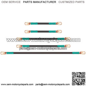 Golf Cart Battery Cable Kit for EZGO TXT, Marathon, Medalist 1994-up 36 & 48 Volt (4 Gauge, Set of 5 PCS)