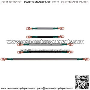 Golf Cart Battery Cables 4 Gauge for 36v EZGO TXT 94-Up Medalist/TXT, Welding Battery Pure Copper Flexible Cable with Heavy Duty Terminal Connector