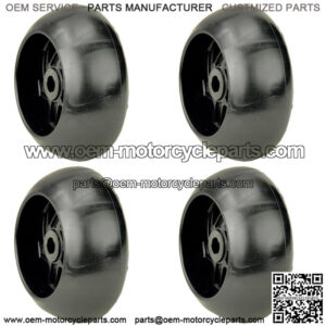4 Pack Deck Wheels Fits AYP Sears Poulan Fits Husqvarna 188606 532188606 (14035)