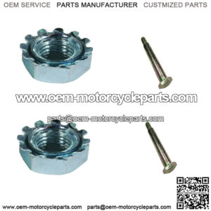 938-3056 738-3056 184219 Two Deck Wheel Bolts with Lock Nuts Fits Cub Cadet