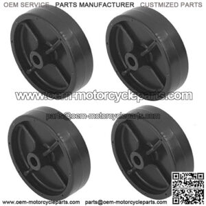 4 Pack Deck Wheel Fits Toro 112-0337 fits MTD 734-0973 fits Troy-Bilt