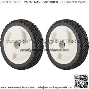 One set of (2) Aftermarket Replacement Lawn Mower Wheels