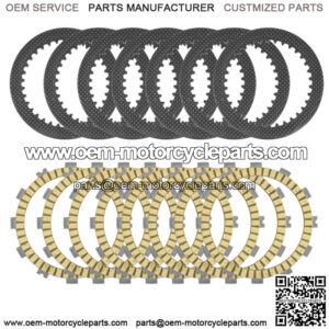 Clutch Friction and Steel Plates Kit for Kawasaki KX250F KX250 KX252 2008-2020 (Fits: Kawasaki)