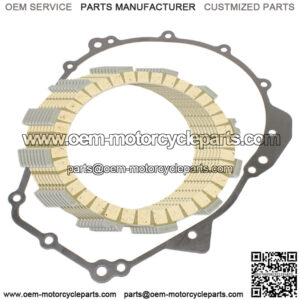 Clutch Friction Plates And Gasket for Kawasaki Ninja ZX-6R ZX636B 2003 2004 (Fits: Kawasaki)