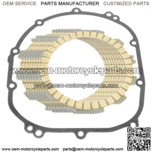 Clutch Friction Plates And Gasket for Kawasaki ZR750K Z750S 2005 2006 (Fits: Kawasaki)