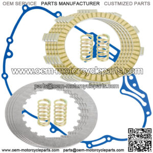 Clutch Friction Plates And Gasket Kit for Kawasaki Bayou 250 KLF250A 2003-2011 (Fits: Kawasaki)