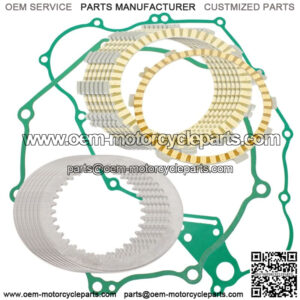 Clutch Friction Plates And Gasket Kit for Kawasaki KFX450R KSF450B 2008-2014 (Fits: Kawasaki)