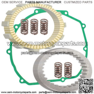 Clutch Friction Plates And Gasket Kit for Kawasaki Ninja 750R ZX750F 1987-1990 (Fits: Kawasaki)