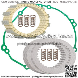 Clutch Friction Plates And Gasket Kit for Kawasaki Ninja ZX-10R ZX1000 2006-10 (Fits: Kawasaki)