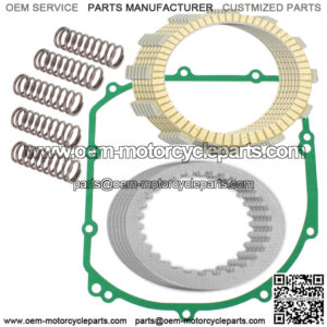 Clutch Friction Plates And Gasket Kit for Kawasaki Ninja ZX-6 ZX600D 1990-1993 (Fits: Kawasaki)