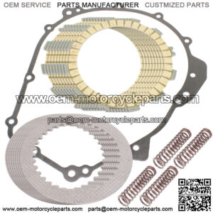 Clutch Friction Plates And Gasket Kit for Kawasaki Ninja ZX-6R ZX600F 1995-1999 (Fits: Kawasaki)