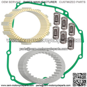 Clutch Friction Plates And Gasket Kit for Kawasaki Ninja ZX-7 ZX750J 1991 1992 (Fits: Kawasaki)