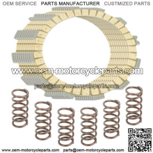 Clutch Friction Plates And Springs for Kawasaki Ninja ZX-10R ZX1000C 2004 2005 (Fits: Kawasaki)