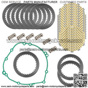 Clutch Friction Plates Gasket Kit for Kawasaki ZX10R ZX-10R Ninja ZX1000 2006-10 (Fits: Kawasaki)