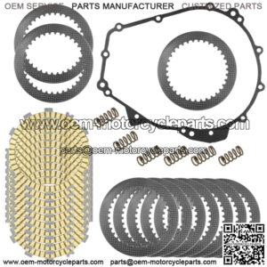 Clutch Friction Plates Gasket Kit for Kawasaki ZX10R ZX-10R Ninja ZX1000 2011-22 (Fits: Kawasaki)