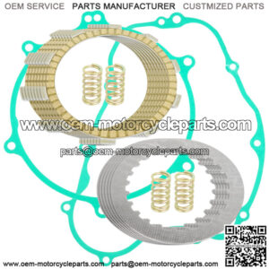 Clutch Friction Plates Kit And Cover Gaskets for Kawasaki KDX200 KDX220R (Fits: Kawasaki)