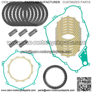 Clutch Friction Steel Plates Spring Gasket Kit for Kawasaki KFX450R KSF450 08-14 (Fits: Kawasaki)