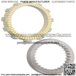 Clutch Friction And Steel Plates for Kawasaki KX250 1992 1993 2005 2006 2007 (Fits: Kawasaki)