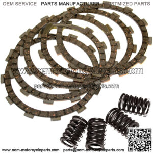 Clutch Friction Plates & Springs for Kawasaki KLF300 Bayou 300 1997-2004 (Fits: Kawasaki)