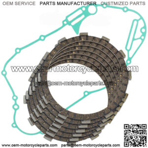 Clutch Friction Plates And Gasket for Kawasaki Bayou 400 KLF400B 4X4 1993-1995 (Fits: Kawasaki)