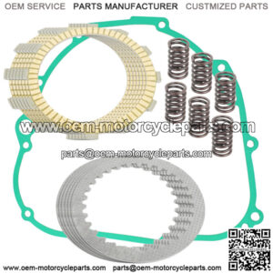 Clutch Friction Plates And Gasket Kit for Kawasaki Ninja ZX-7R ZX750M 1993 1994 (Fits: Kawasaki)