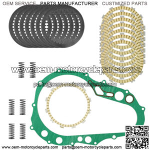 Clutch Friction Steel Plates Kit for Kawasaki KFX400 KSF400-A KSF400A 2003-2006 (Fits: Kawasaki)