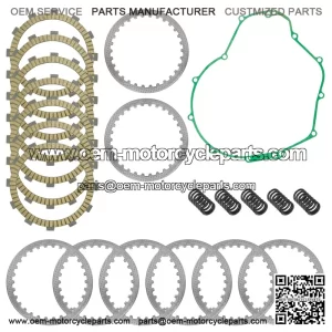 Clutch Friction Steel Plates & Gasket Kit for Kawasaki Vulcan S EN650 ABS (2015-2025)
