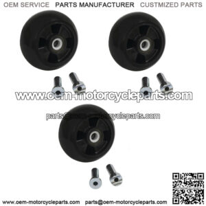 3 Plastic Deck Wheel Kits Fits John Deere F680 F687 F710 F725 F735 Mower AM12517