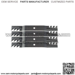 4 11594 Mulching Mower Blades for John Deere GX22151, GY20850, 42" Deck