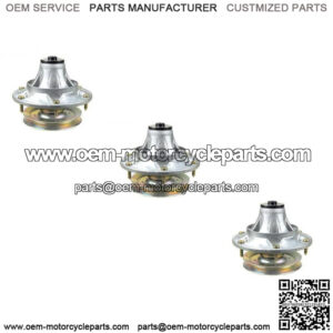 3PK Mower Deck Spindle Assembly Pulley Fits John Deere TCA13807 TCA25832